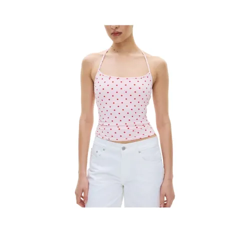 GLASSONS Розовый Точка Женские Майки