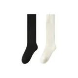 [2 пачки/Флисовая подкладка, нижняя часть ноги, утолщенный термический] Черный + Белый