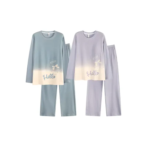 YIROUQING Мужской+Женский Унисекс Пижамные комплекты
