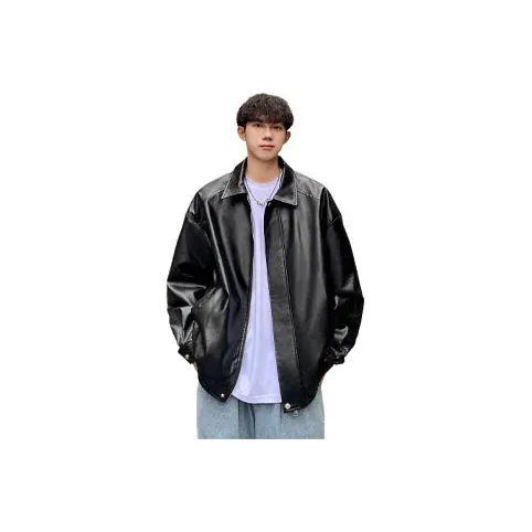 LINGSHI Унисекс Кожаные куртки