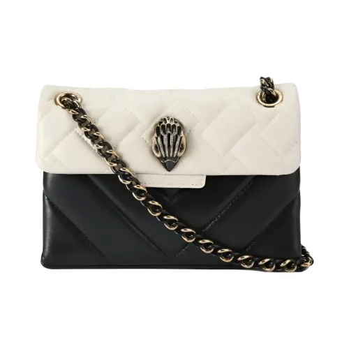 Kurt Geiger London Сумка через плечо из коровьей кожи Mini Женская Белая и Черная