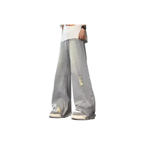 TR Синий Унисекс Джинсы