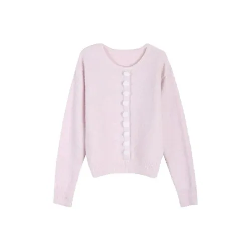 ZVJH Розовый Женский Трикотаж