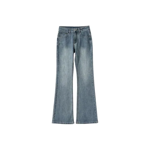 JOPPTI Текстурированные Синие Женские Джинсы