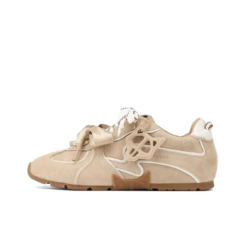 Naked Wolfe Off Белый Замша Низкий Топ Повседневная Обувь Женская