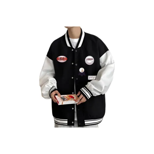 Wooden Rabbit Модный Нишевый Стильный Свободный крой Студенты Пара Куртка Мужская