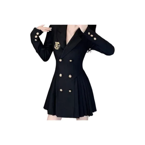 GIUHF Длинное платье с длинными рукавами женское