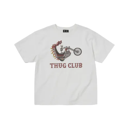 THUG CLUB FW25 Белый Унисекс T-рубашки