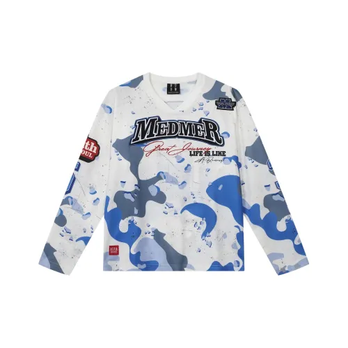 MR.ENJOYDA MONEY Синий камуфляж Унисекс T-рубашки