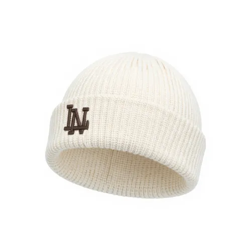 Шапка-бини с акриловым подкладом унисекс цвет экрю