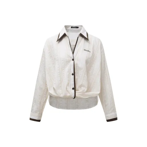 GROUND(ZER)O IVX Абрикос Унисекс Рубашки