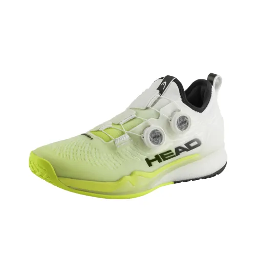 HEAD Shock Absorbers Противоскользящие Устойчивые к износу Низкий Топ Кроссовки для тенниса Мужские Белые Зеленые