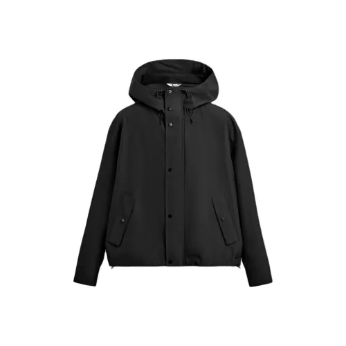 ZARA Мужские черные куртки