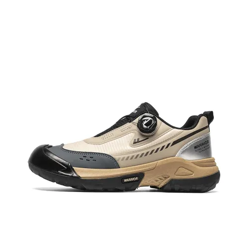 Warrior Альпинистские и туристические ботинки Низкий верх Хаки Серебристо-серый Мужской
