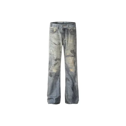 UPWARD LAB Blue Unisex Jeans