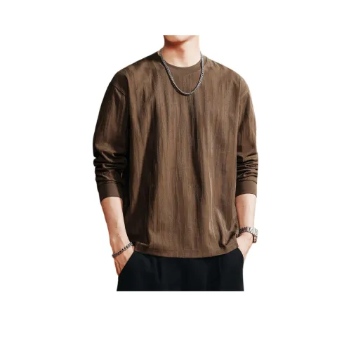 GELANLU Осенняя футболка свободный крой унисекс