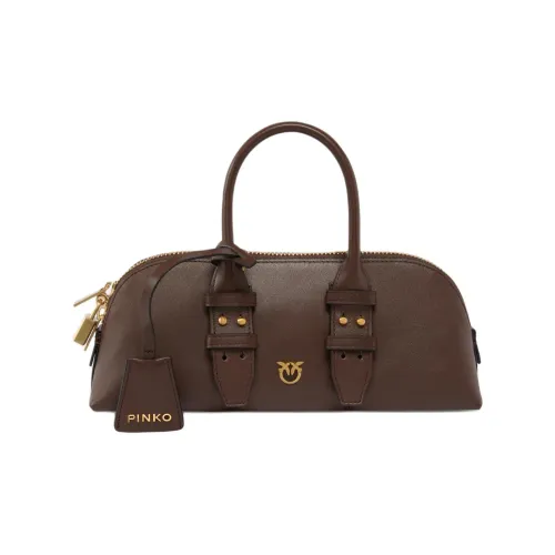 PINKO Сумка из коровьей кожи Маленькая Женская Умбра