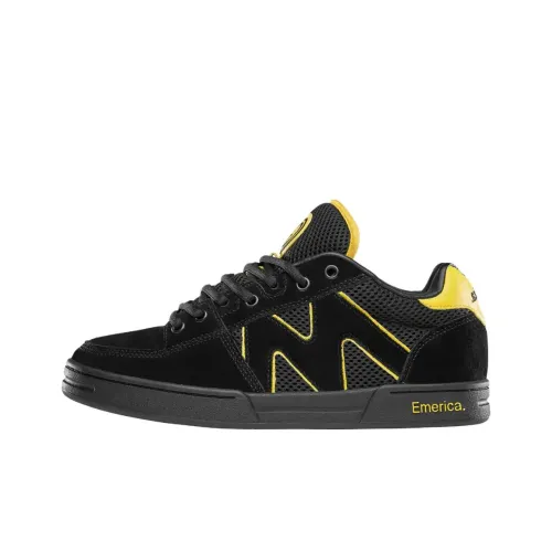 EMERICA OG 1 Low Топ Скейтборд Кроссовки Мужские Черные