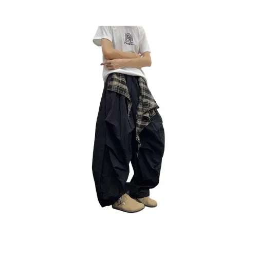 HIPHOPPUNKS Черные Мужские Повседневные Штаны