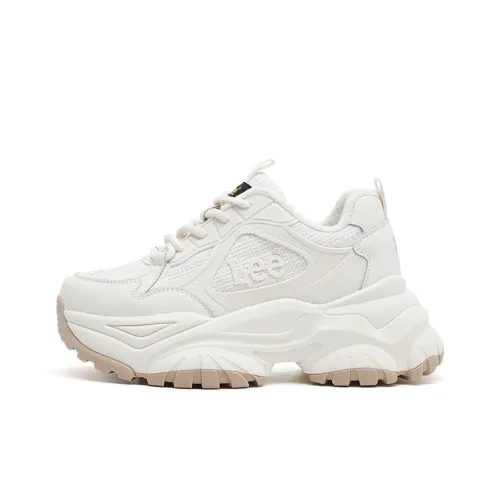 Lee Устойчивые к истиранию Низкие Топ Кроссовки с Толстой Подошвой Женские