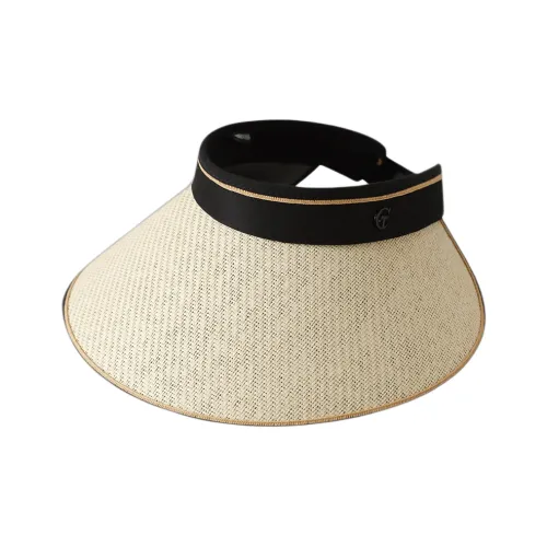 Uncle Stubble Соломенная плетеная шляпа от солнца Женская Абрикос Черный Трава