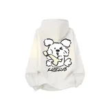 Белый щенок