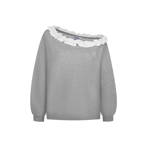 4EVER LAB Фотиния Серый Женский Свитшот