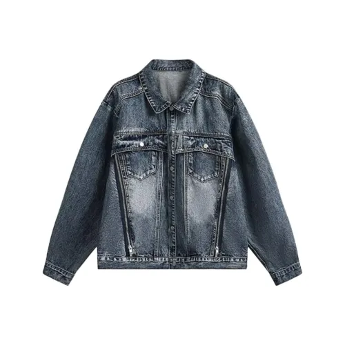 BLACK AT Синий Унисекс Куртки