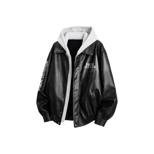 PAUL COSTELLOE Кожа Куртка Унисекс