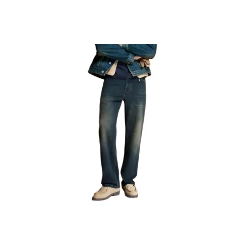 JACK JONES A13 Темный деним синий Мужские джинсы