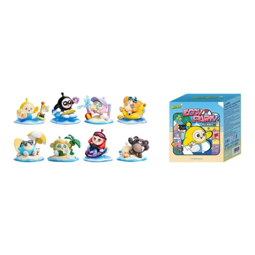 Egg Party Праздника Coastal LINE Collection Фигурки Слепые Коробки Один Mystery Коробка Целая Коробка 8 шт