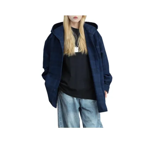 TUOFEI Blue Unisex Shirt TUOFEI Синий Унисекс Рубашка