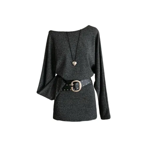 Udon House Длинное платье с длинными рукавами женское