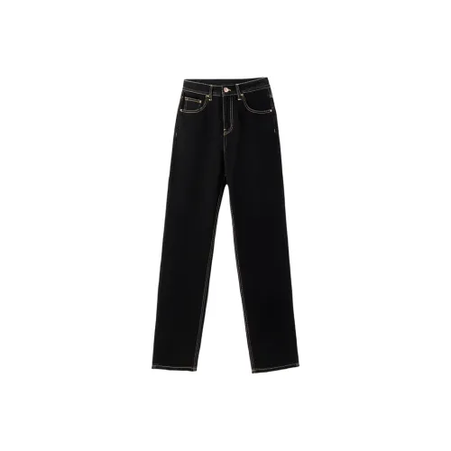 FOSS PHIL Оригинальный Черный Деним Мужские Джинсы