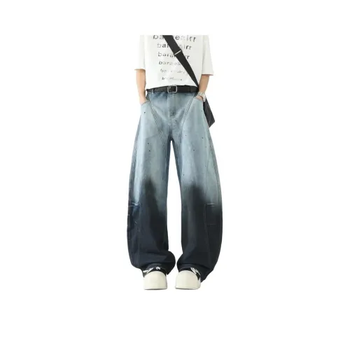 TESTUNG Синий Унисекс Джинсы