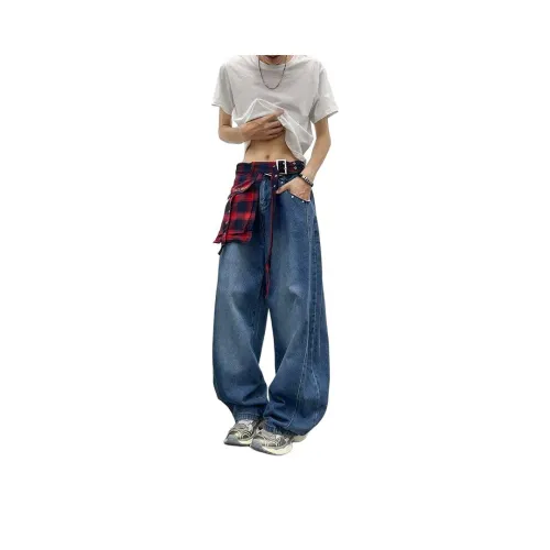 HIPHOPPUNKS Синий Мужской Джинсы