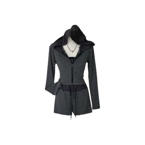 Udon House Серый Женские Повседневные Костюмы