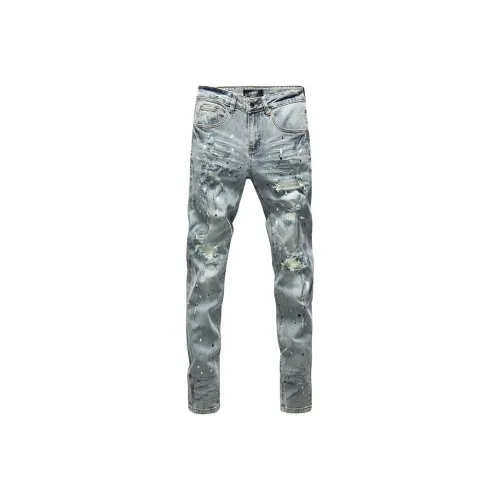 UPWARD LAB Blue Unisex Jeans