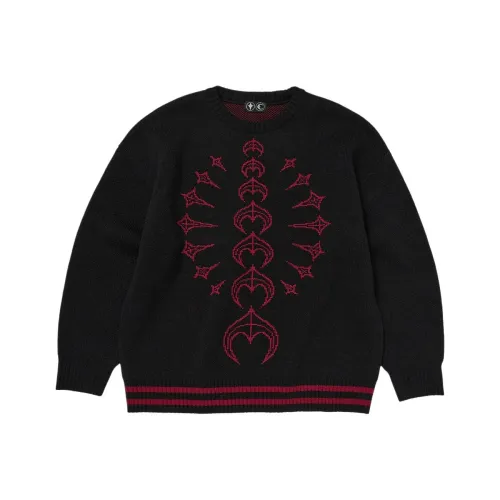 THUG CLUB FW25 TC Кость KNIT Свитер Унисекс
