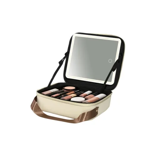 Luo Youte Все Лучшие Продажи Новинка LED Светодиодные Светильники Косметичка с Зеркальным Отражением Чехол с Большой Емкостью и Премиальным Ощущением
