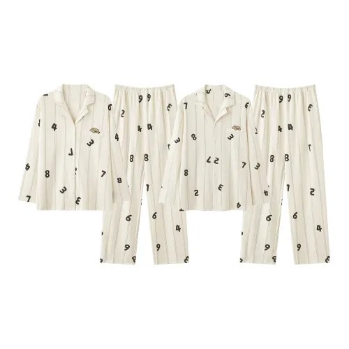 YIROUQING Пара Пижамный комплект Домашняя одежда Унисекс