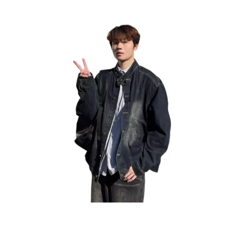 ICEGZ37 Черный Синий Унисекс Куртки