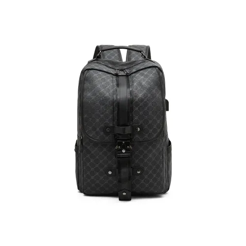 Old Man's Head Рюкзак из синтетической кожи стандартный мужской черный