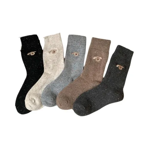 OEING 5 пар Женские носки MID до икры