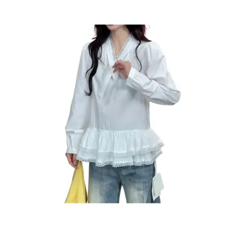 LAKESI Белые Женские Рубашки