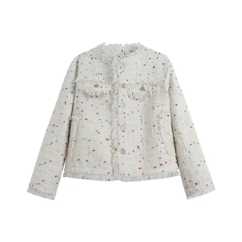 ABBY GODDESS Экрю Пальто Женские Куртки