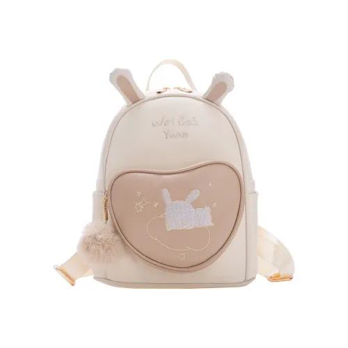 AUNG ПУ (полиуретан) Рюкзак Стандартный Хаки Розовый