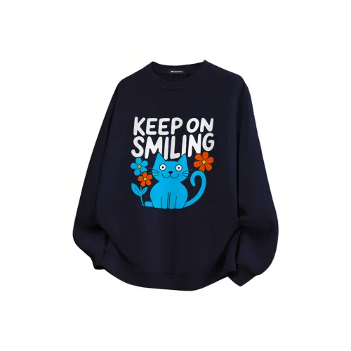 MAYUANWAI Мультяшный свитшот унисекс