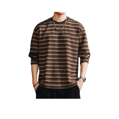 GELANLU Осенняя футболка свободный крой унисекс