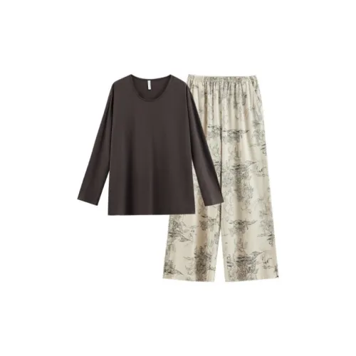 PBENO PD 88401 Китайский стиль Винтаж Одежда Комплекты Женские Пижамные комплекты